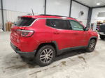 2018 Jeep Compass Latitude Red vin: 3C4NJCBB6JT495084