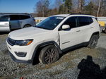 2018 Jeep Compass Latitude White vin: 3C4NJCBB7JT165728