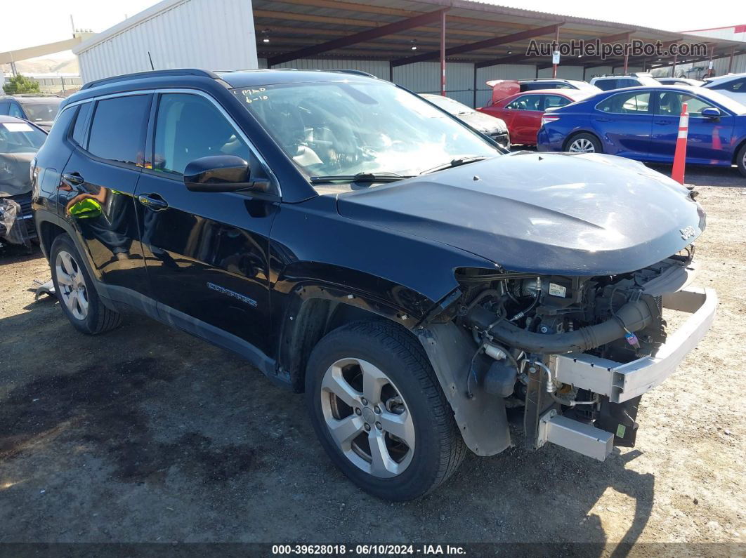 2018 Jeep Compass Latitude Fwd Black vin: 3C4NJCBB7JT186806