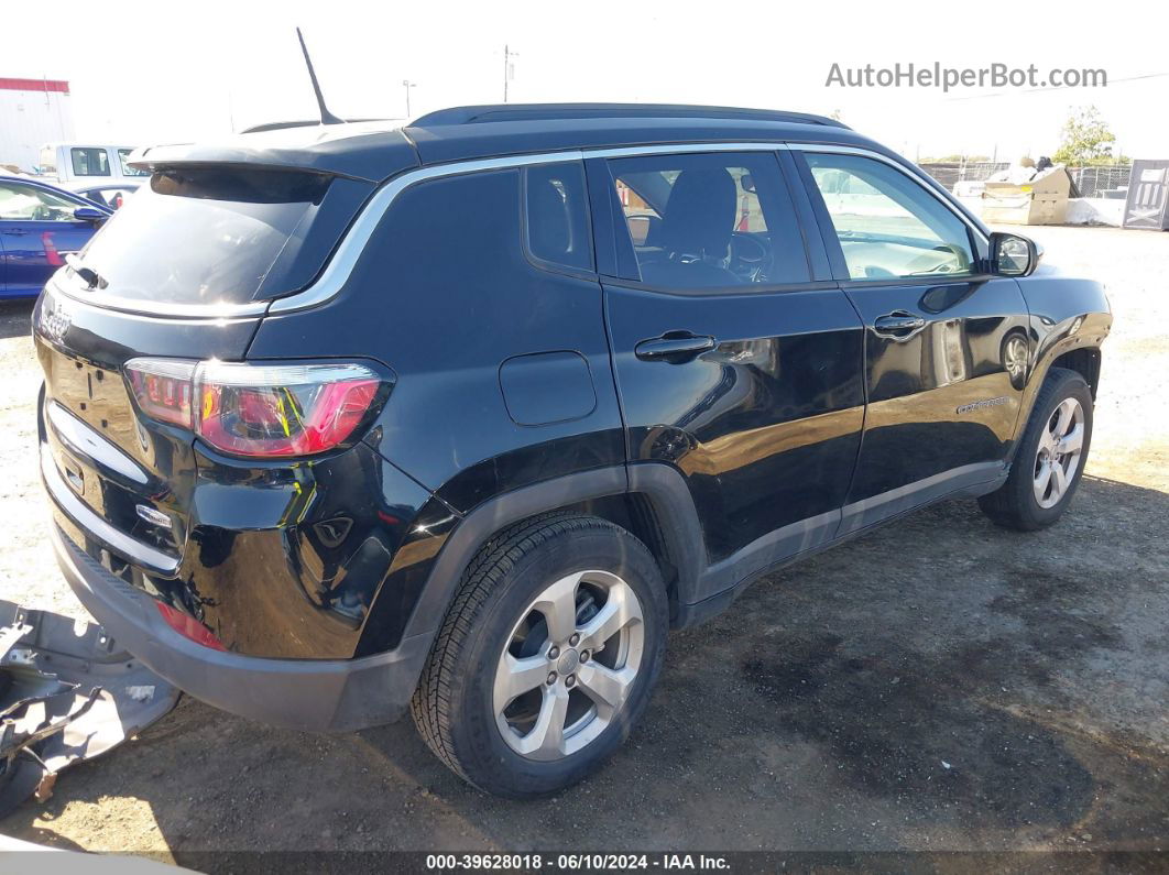 2018 Jeep Compass Latitude Fwd Black vin: 3C4NJCBB7JT186806