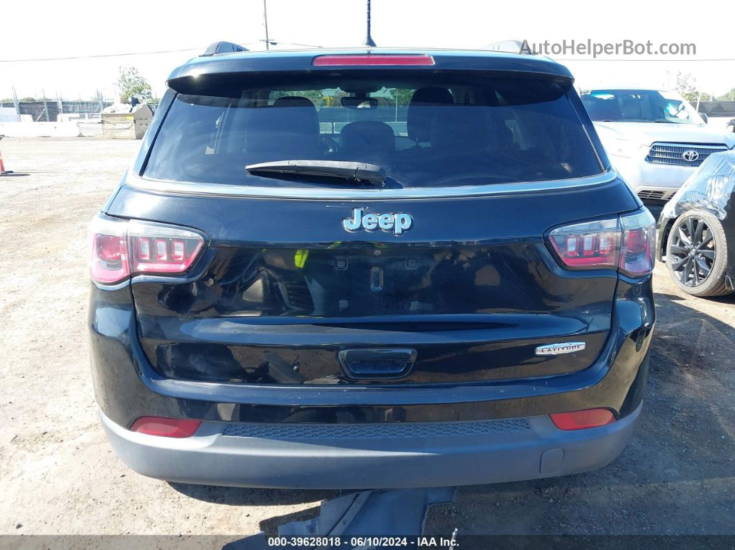 2018 Jeep Compass Latitude Fwd Black vin: 3C4NJCBB7JT186806