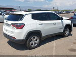 2018 Jeep Compass Latitude Fwd White vin: 3C4NJCBB8JT212801