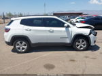 2018 Jeep Compass Latitude Fwd White vin: 3C4NJCBB8JT212801