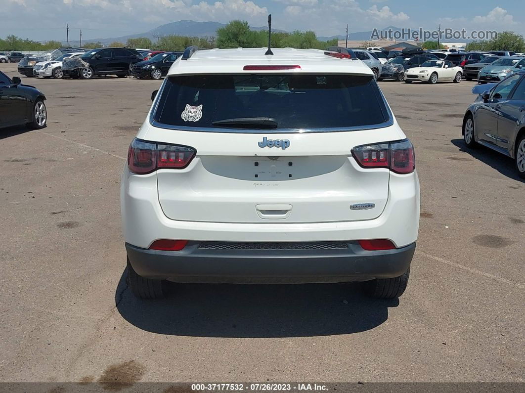 2018 Jeep Compass Latitude Fwd White vin: 3C4NJCBB8JT212801