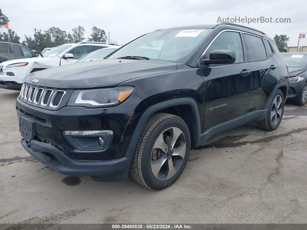 2018 Jeep Compass Latitude Fwd Black vin: 3C4NJCBBXJT228739