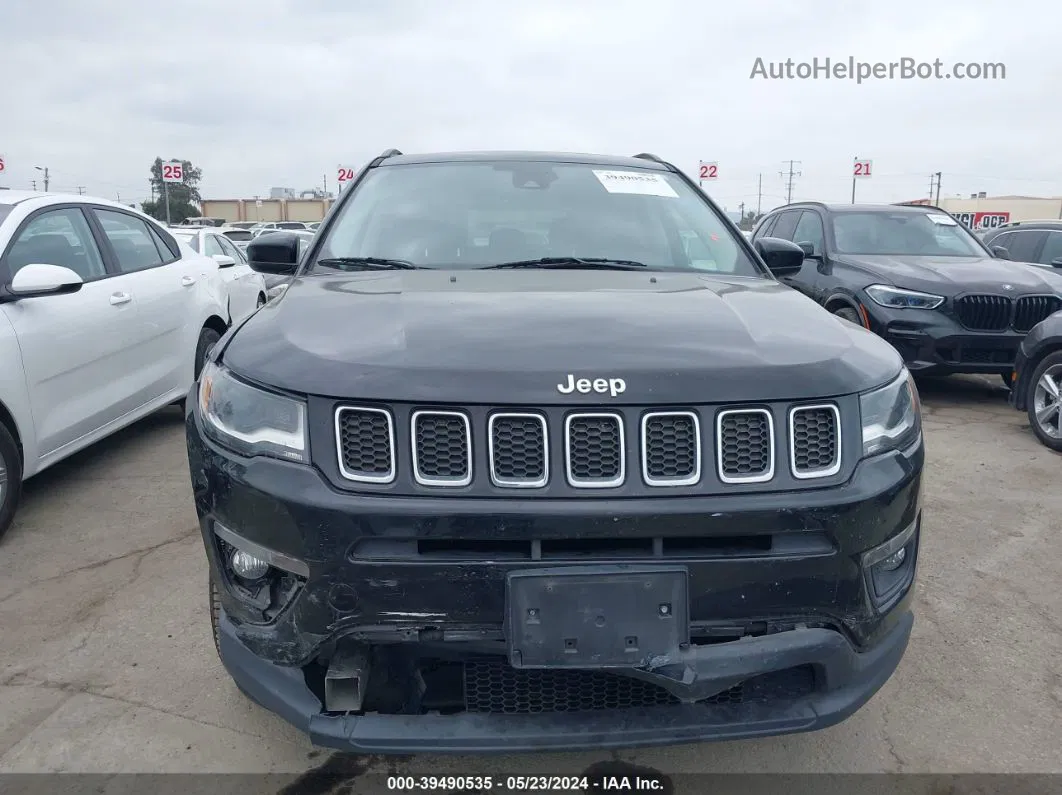 2018 Jeep Compass Latitude Fwd Черный vin: 3C4NJCBBXJT228739