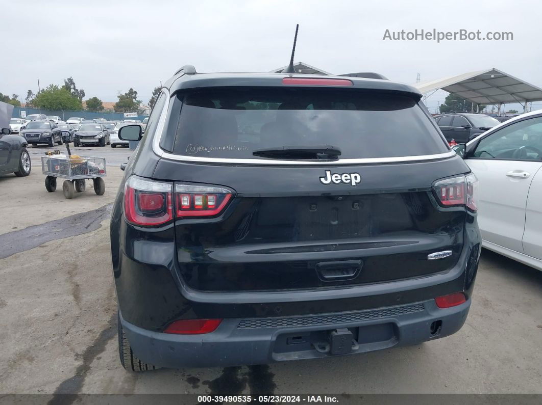 2018 Jeep Compass Latitude Fwd Черный vin: 3C4NJCBBXJT228739