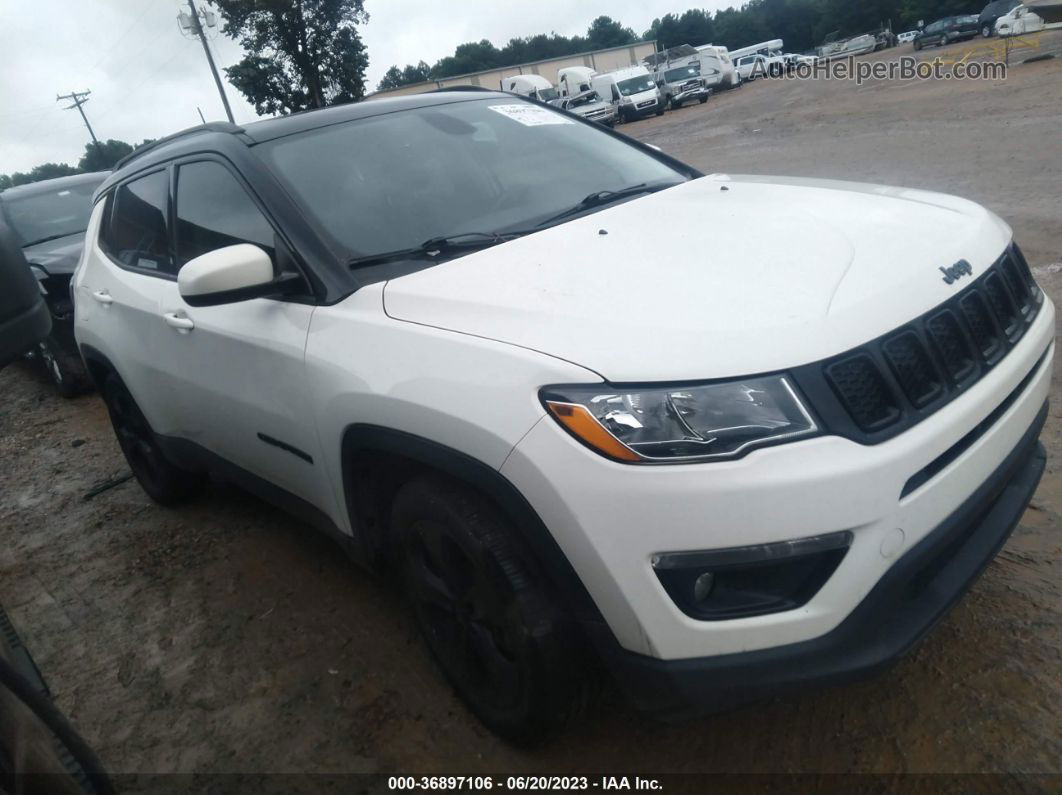 2018 Jeep Compass Altitude Fwd White vin: 3C4NJCBBXJT327383