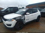 2018 Jeep Compass Altitude Fwd White vin: 3C4NJCBBXJT327383