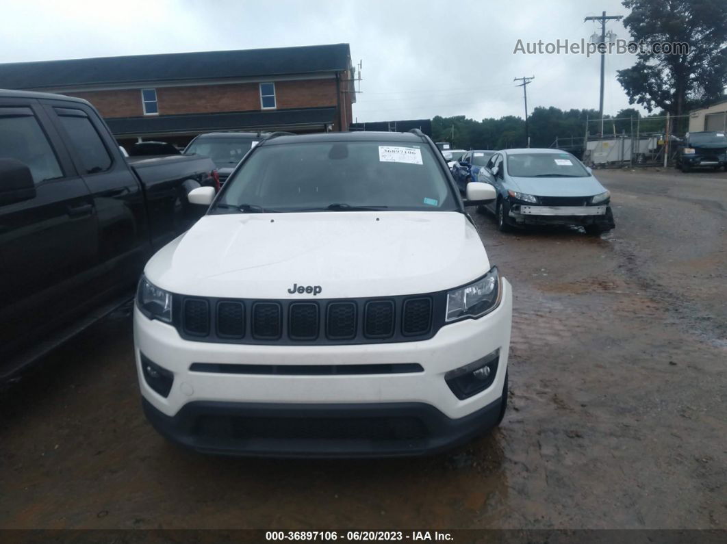 2018 Jeep Compass Altitude Fwd White vin: 3C4NJCBBXJT327383