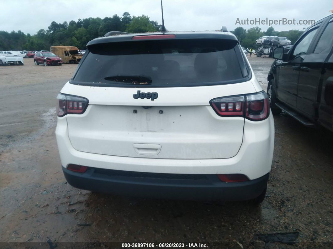 2018 Jeep Compass Altitude Fwd White vin: 3C4NJCBBXJT327383