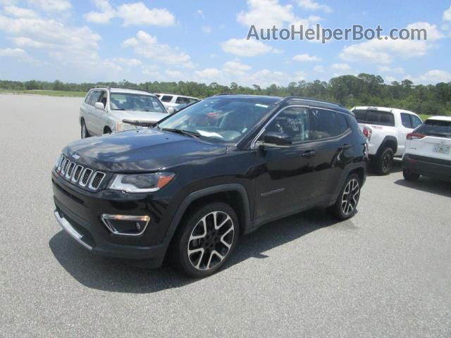 2018 Jeep Compass Limited Black vin: 3C4NJCCB0JT465965