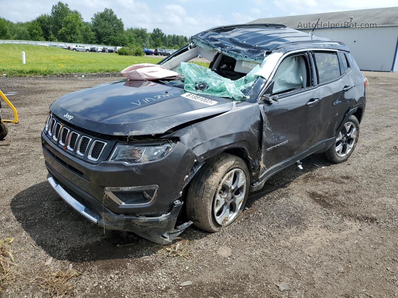 2018 Jeep Compass Limited Charcoal vin: 3C4NJCCB1JT462749