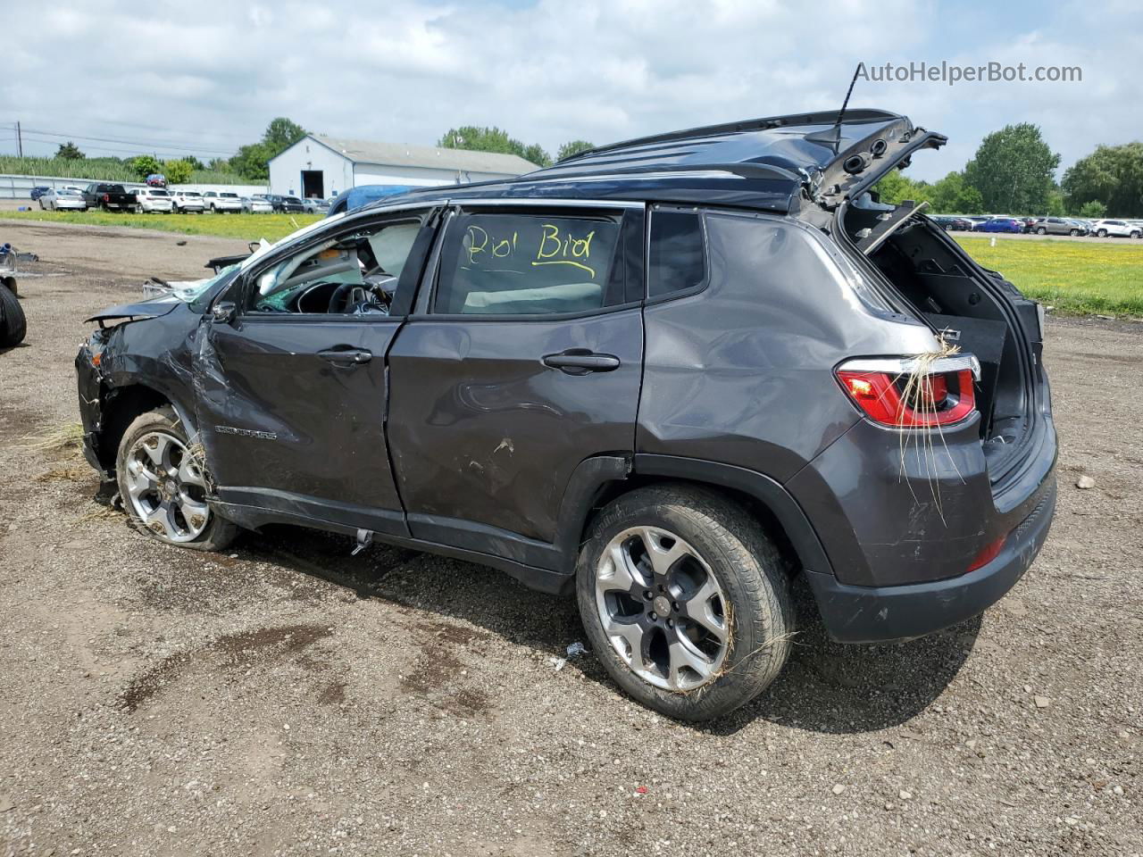 2018 Jeep Compass Limited Charcoal vin: 3C4NJCCB1JT462749