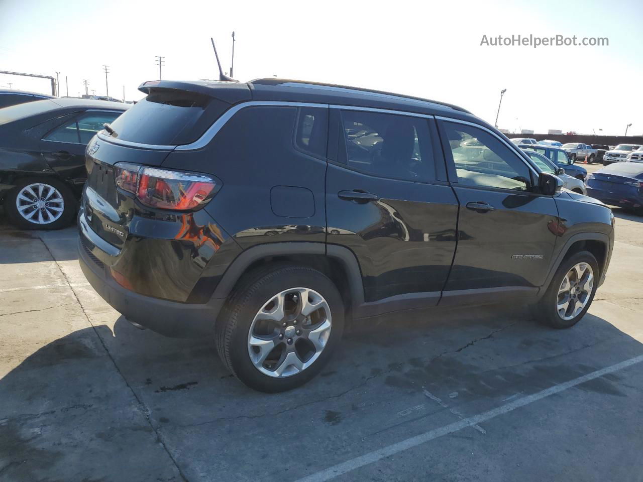 2018 Jeep Compass Limited Black vin: 3C4NJCCB2JT204370