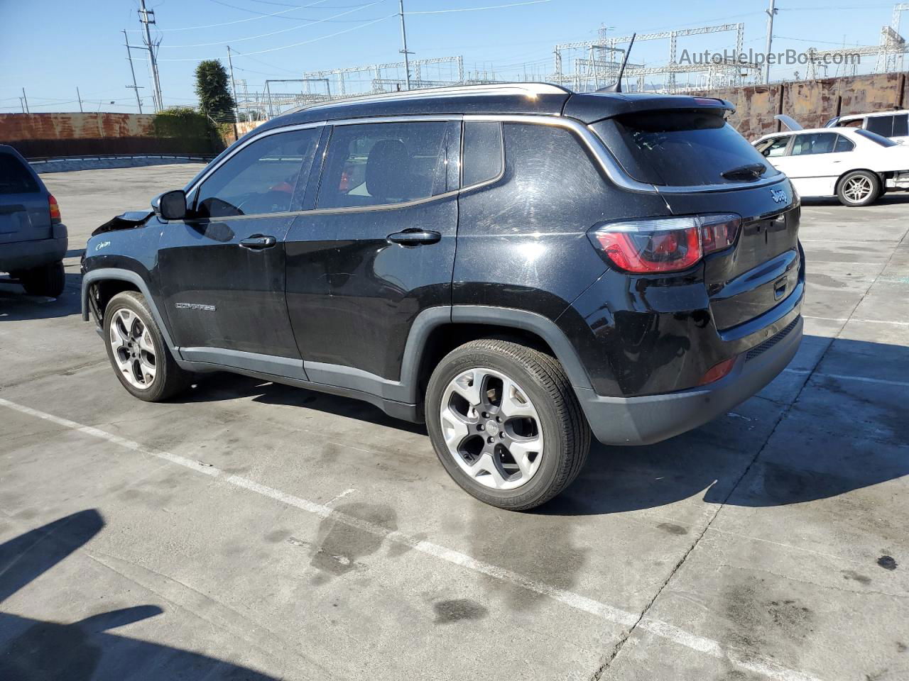 2018 Jeep Compass Limited Black vin: 3C4NJCCB2JT204370