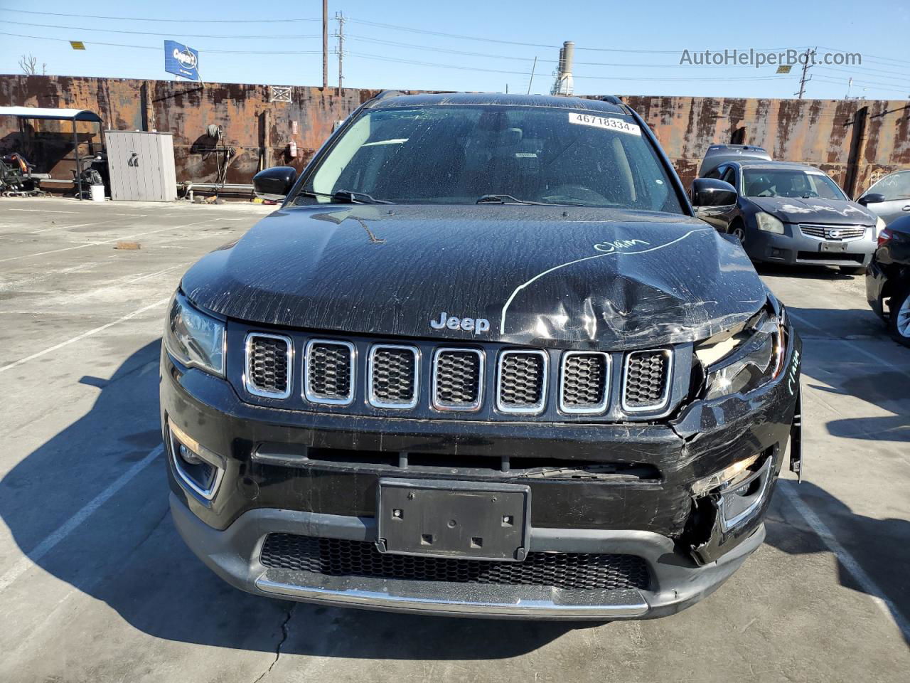 2018 Jeep Compass Limited Black vin: 3C4NJCCB2JT204370