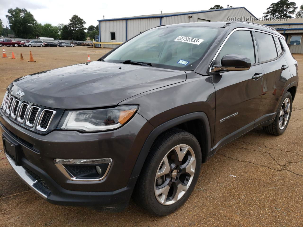 2018 Jeep Compass Limited Gray vin: 3C4NJCCB3JT358134