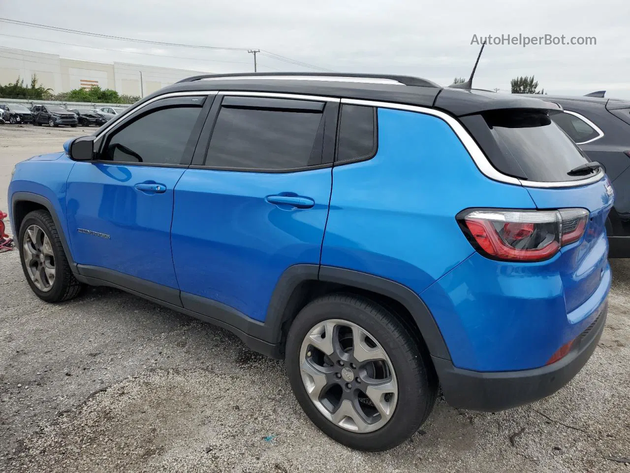 2018 Jeep Compass Limited Синий vin: 3C4NJCCB5JT465959