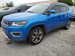 2018 Jeep Compass Limited Blue vin: 3C4NJCCB5JT465959