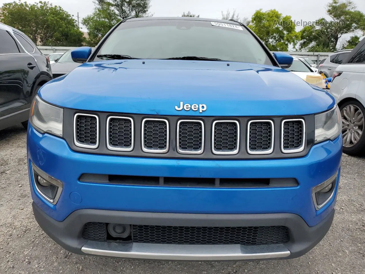 2018 Jeep Compass Limited Синий vin: 3C4NJCCB5JT465959