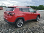 2018 Jeep Compass Limited Red vin: 3C4NJCCB7JT358170