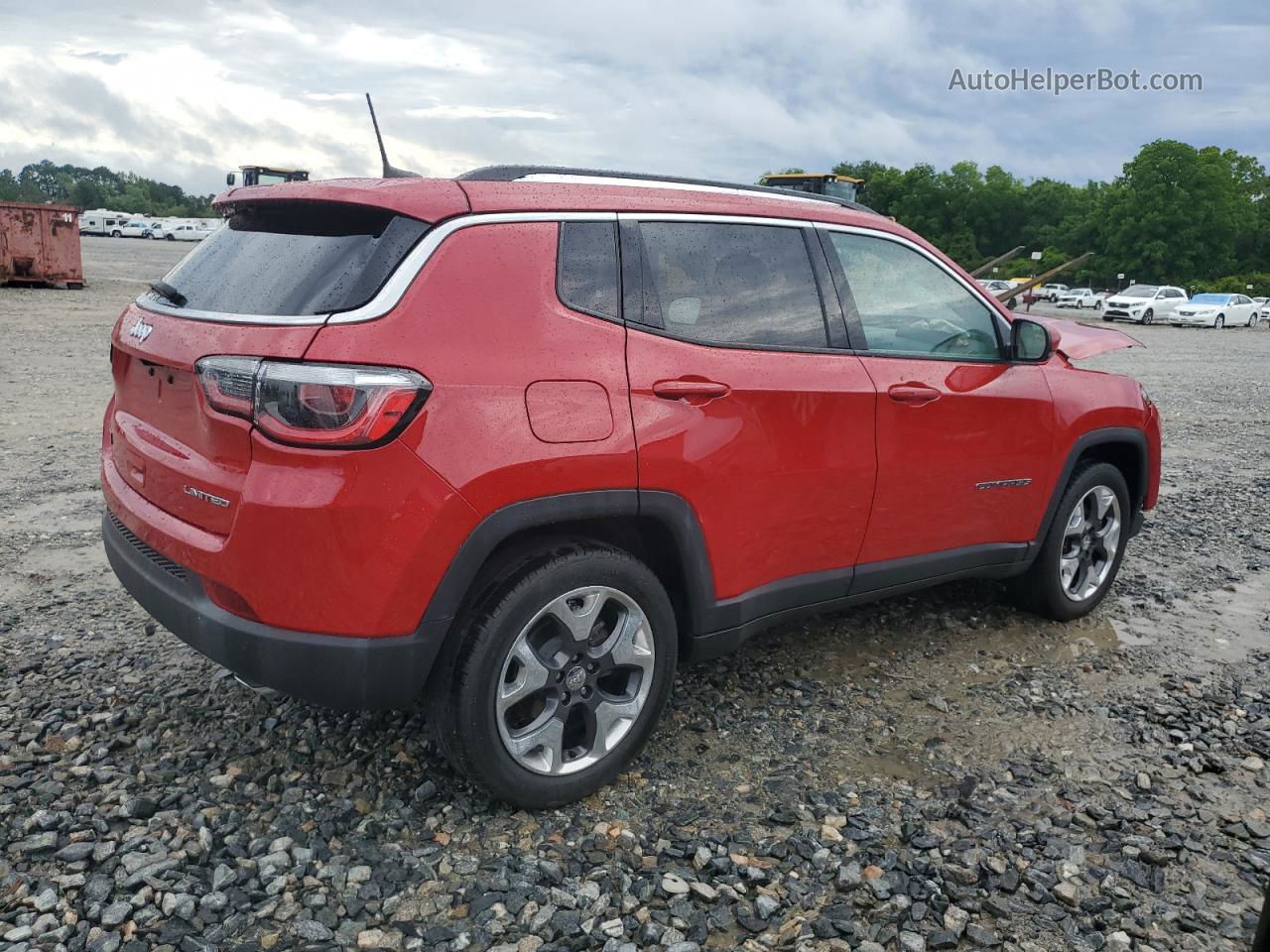 2018 Jeep Compass Limited Красный vin: 3C4NJCCB7JT358170