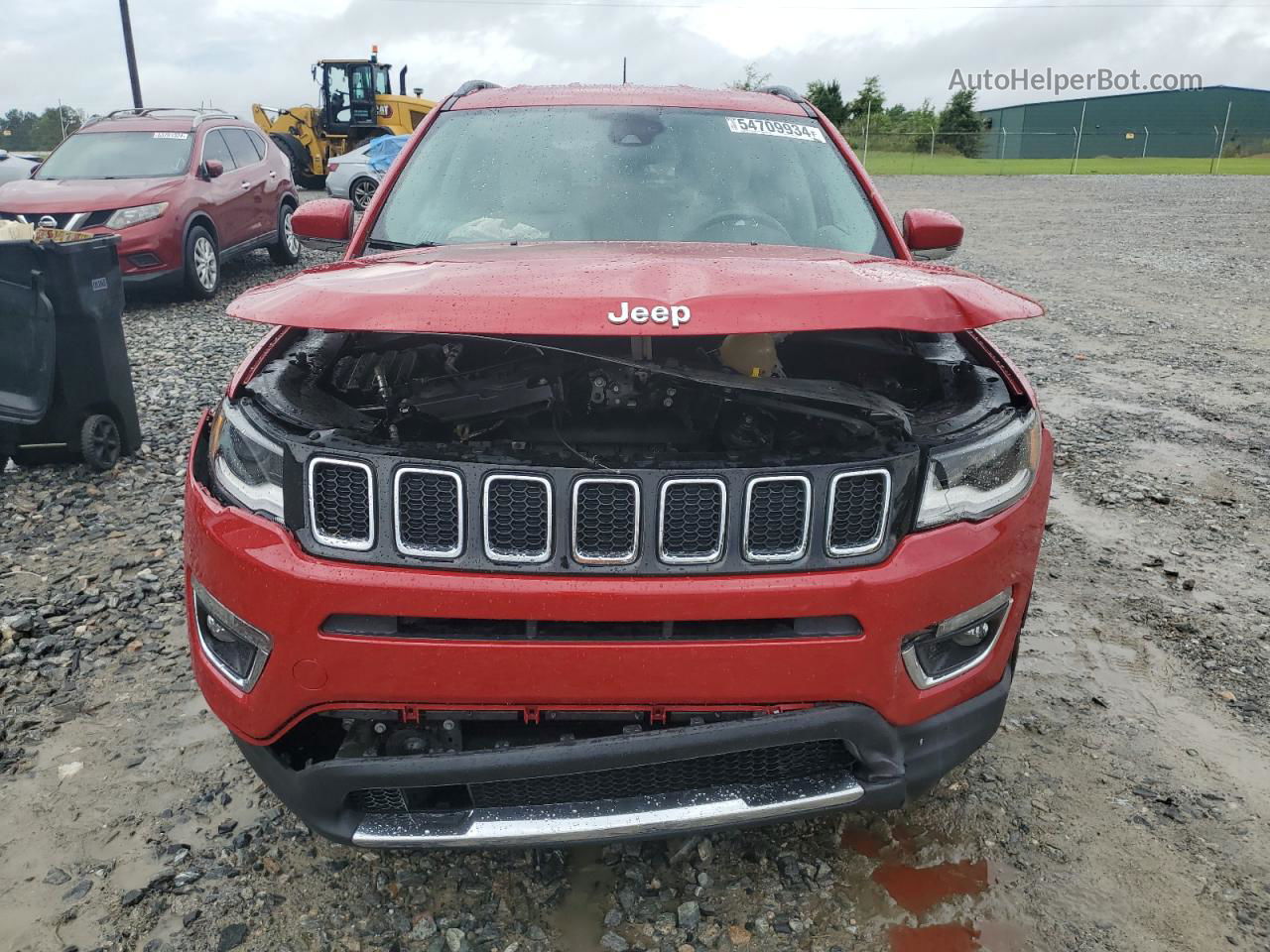 2018 Jeep Compass Limited Красный vin: 3C4NJCCB7JT358170