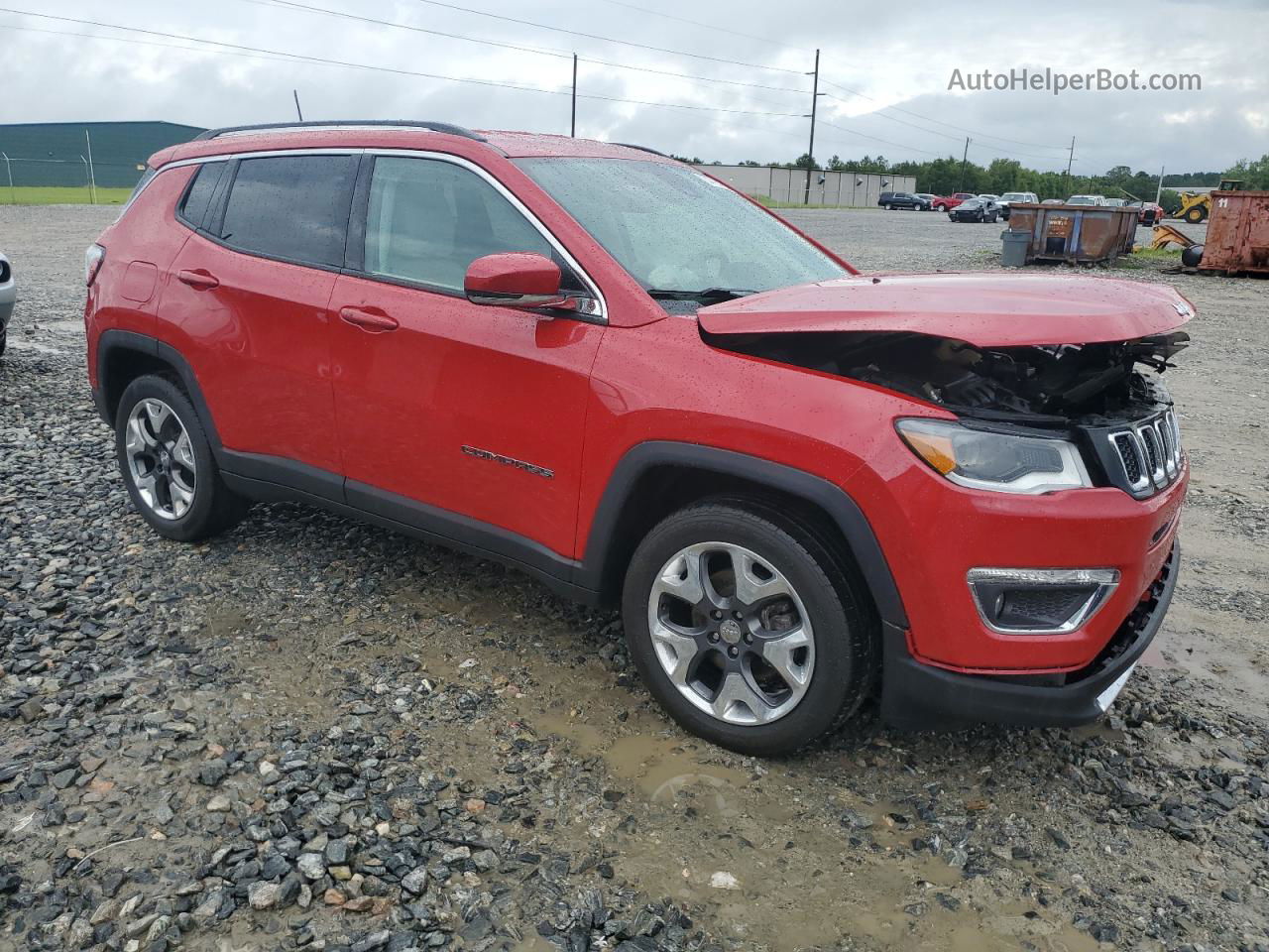 2018 Jeep Compass Limited Красный vin: 3C4NJCCB7JT358170