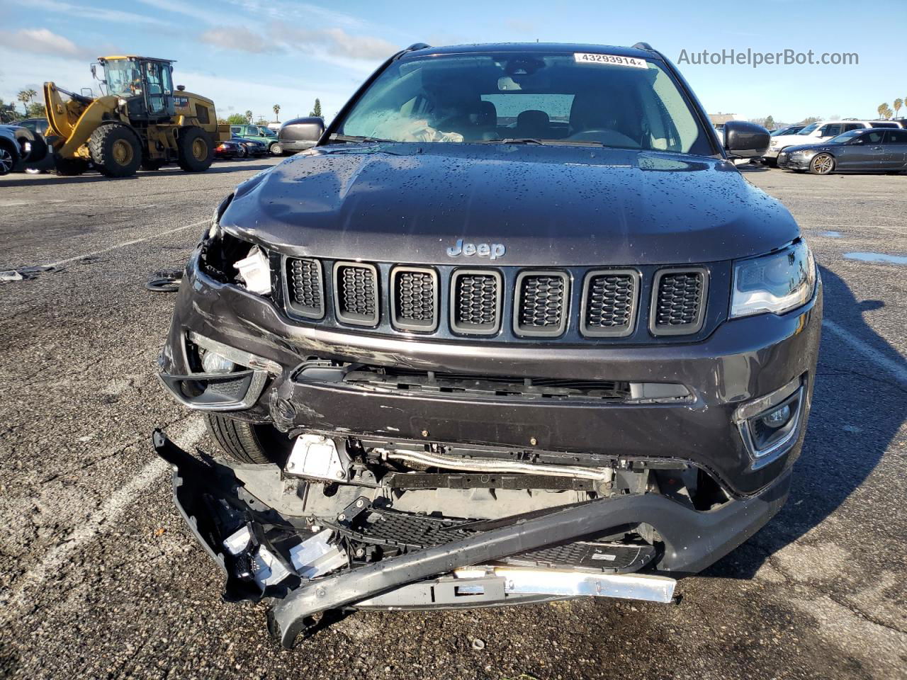 2018 Jeep Compass Limited Gray vin: 3C4NJCCB9JT494882