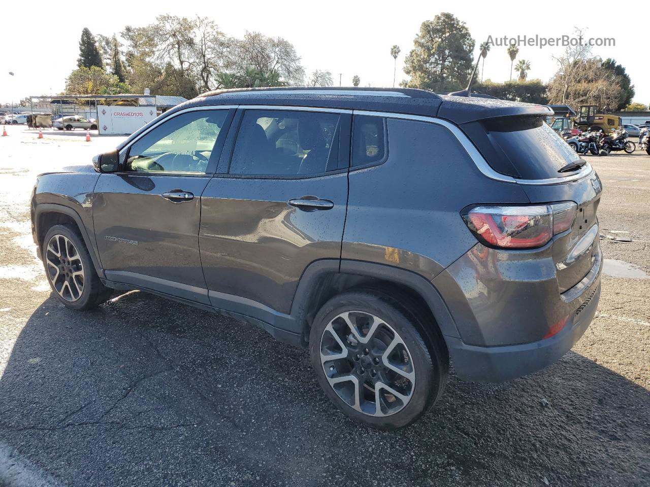 2018 Jeep Compass Limited Gray vin: 3C4NJCCB9JT494882