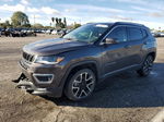 2018 Jeep Compass Limited Gray vin: 3C4NJCCB9JT494882