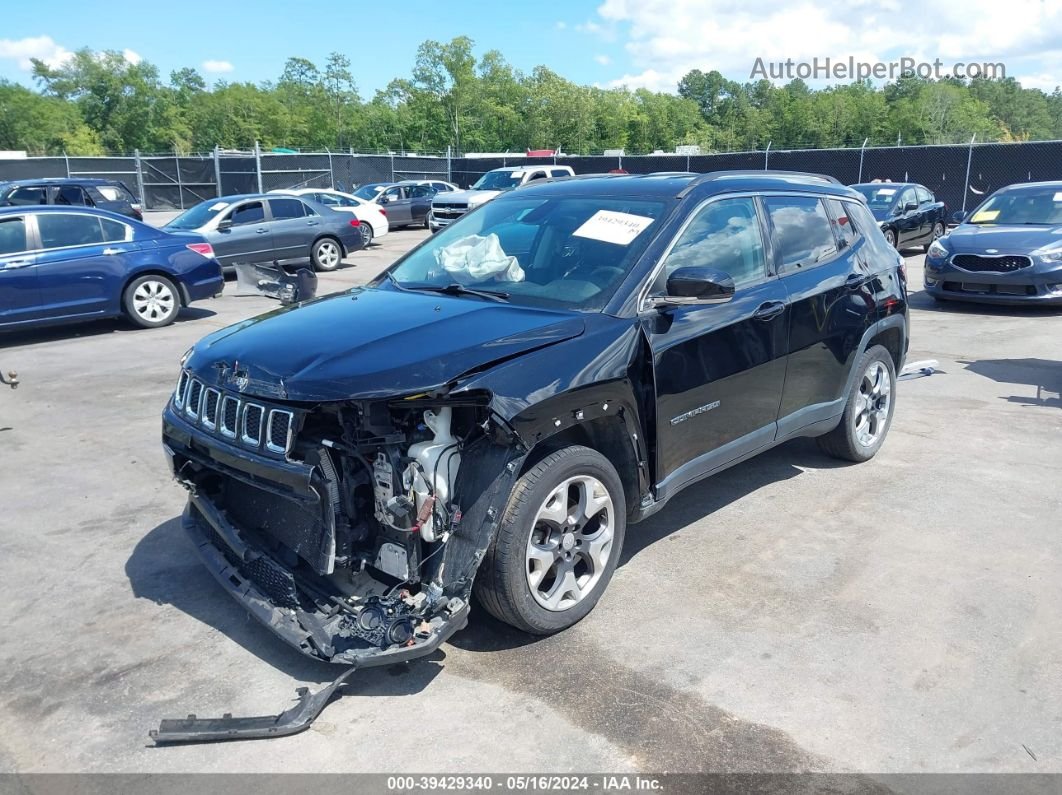 2018 Jeep Compass Limited Fwd Black vin: 3C4NJCCBXJT140630