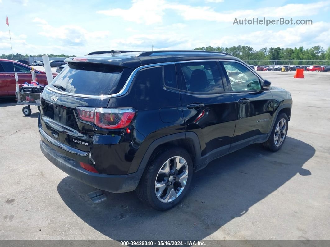 2018 Jeep Compass Limited Fwd Black vin: 3C4NJCCBXJT140630