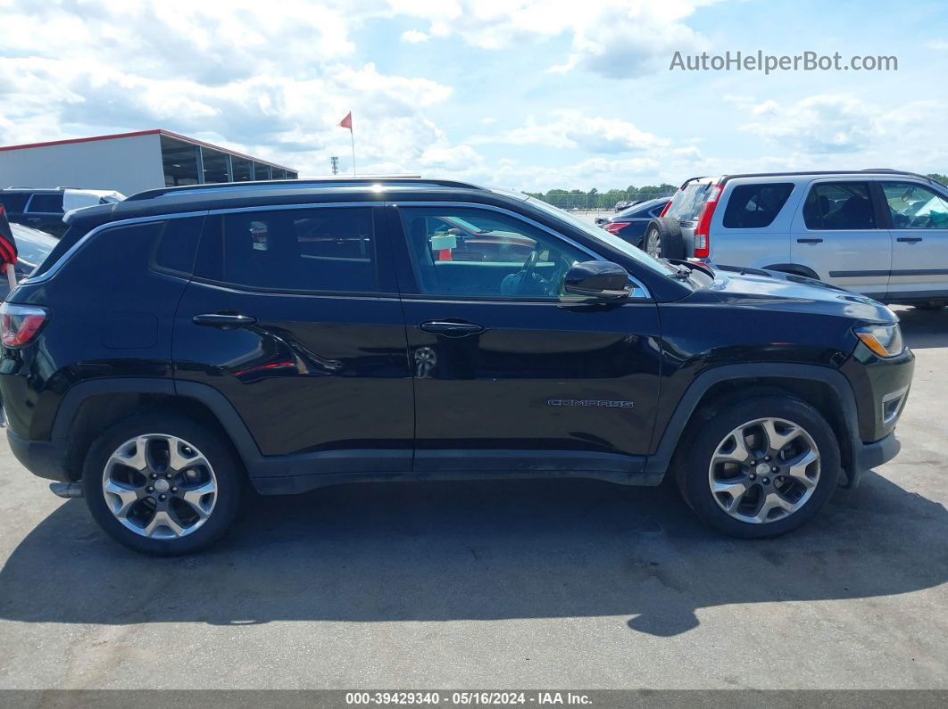 2018 Jeep Compass Limited Fwd Black vin: 3C4NJCCBXJT140630