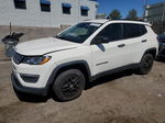 2018 Jeep Compass Sport White vin: 3C4NJDAB0JT107824