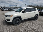 2018 Jeep Compass Sport White vin: 3C4NJDAB5JT146263