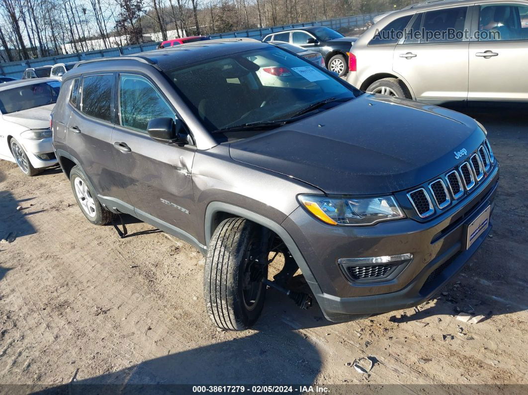 2018 Jeep Compass Sport 4x4 Gray vin: 3C4NJDAB7JT113698