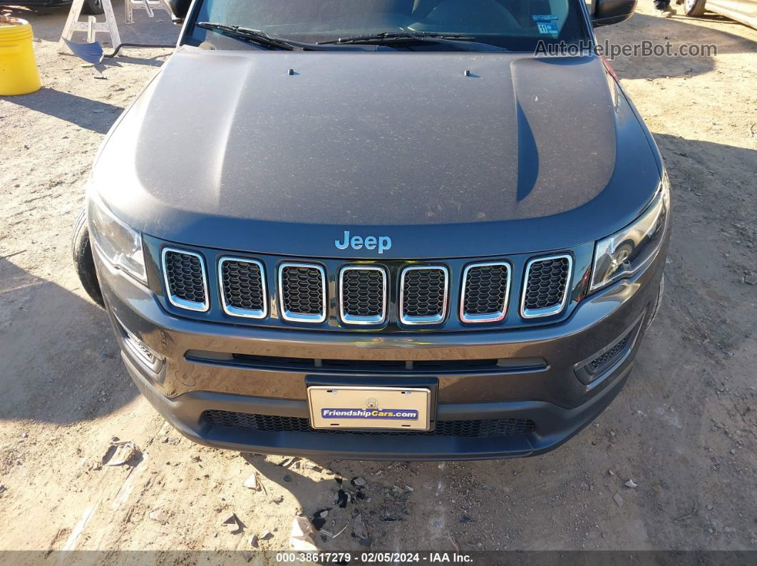 2018 Jeep Compass Sport 4x4 Gray vin: 3C4NJDAB7JT113698