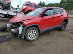 2018 Jeep Compass Sport Red vin: 3C4NJDAB8JT114598