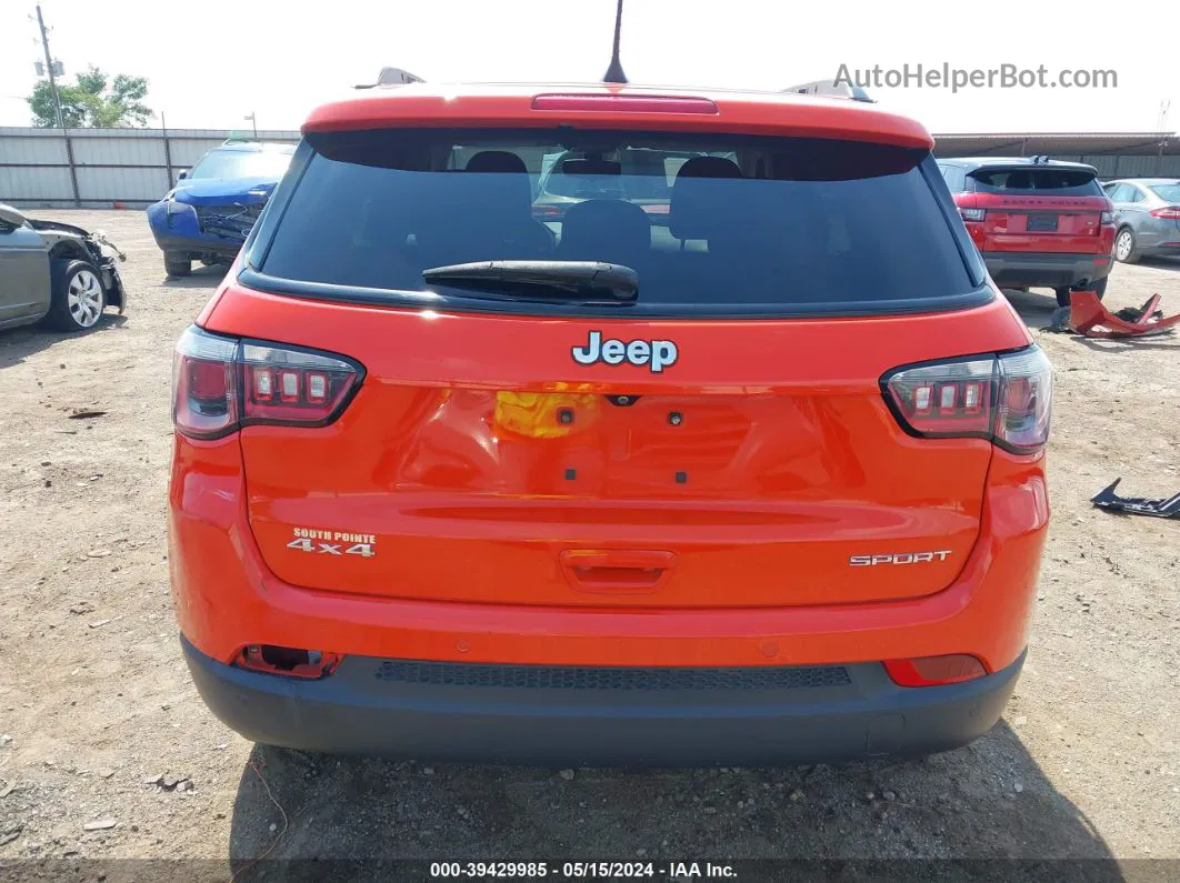 2018 Jeep Compass Sport 4x4 Orange vin: 3C4NJDAB8JT248947