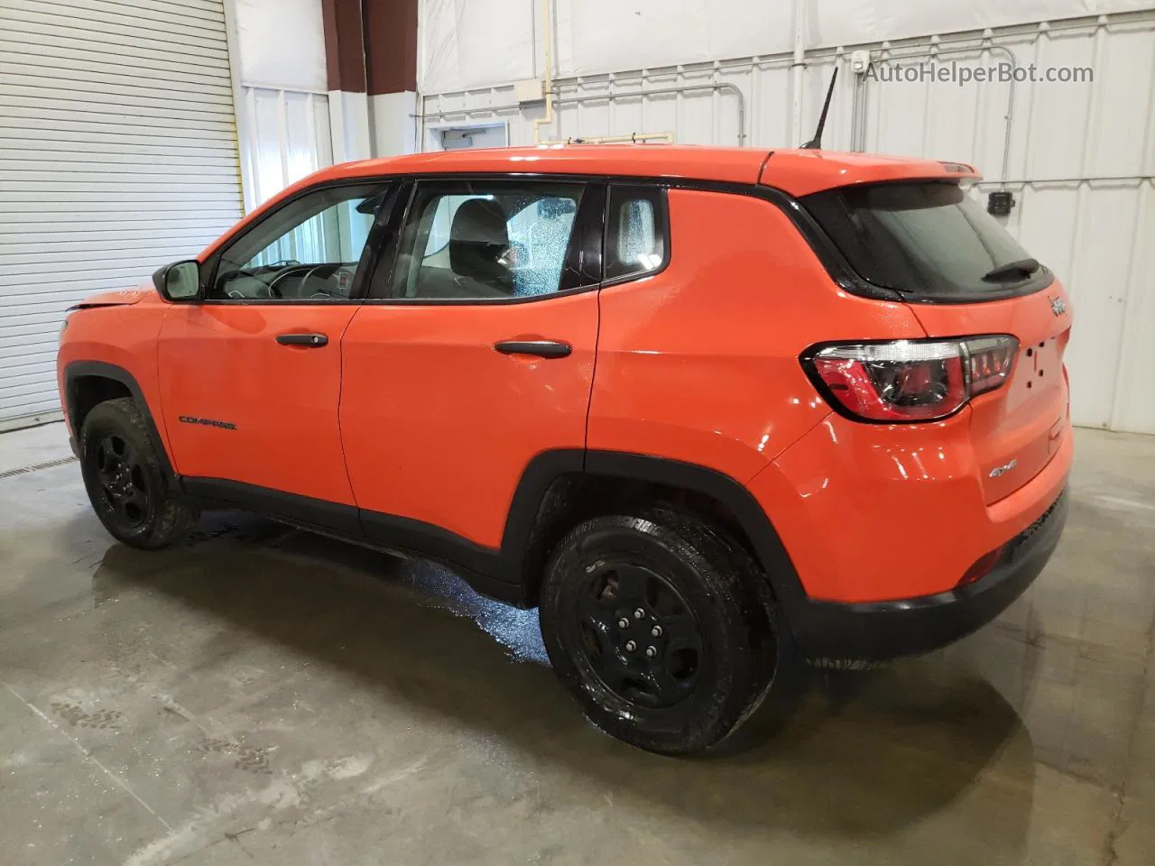 2018 Jeep Compass Sport Orange vin: 3C4NJDABXJT256435