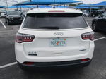 2018 Jeep Compass Latitude White vin: 3C4NJDBB0JT100421