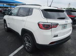 2018 Jeep Compass Latitude White vin: 3C4NJDBB0JT100421