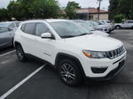 2018 Jeep Compass Latitude White vin: 3C4NJDBB0JT100421