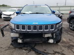 2018 Jeep Compass Latitude Синий vin: 3C4NJDBB0JT154804