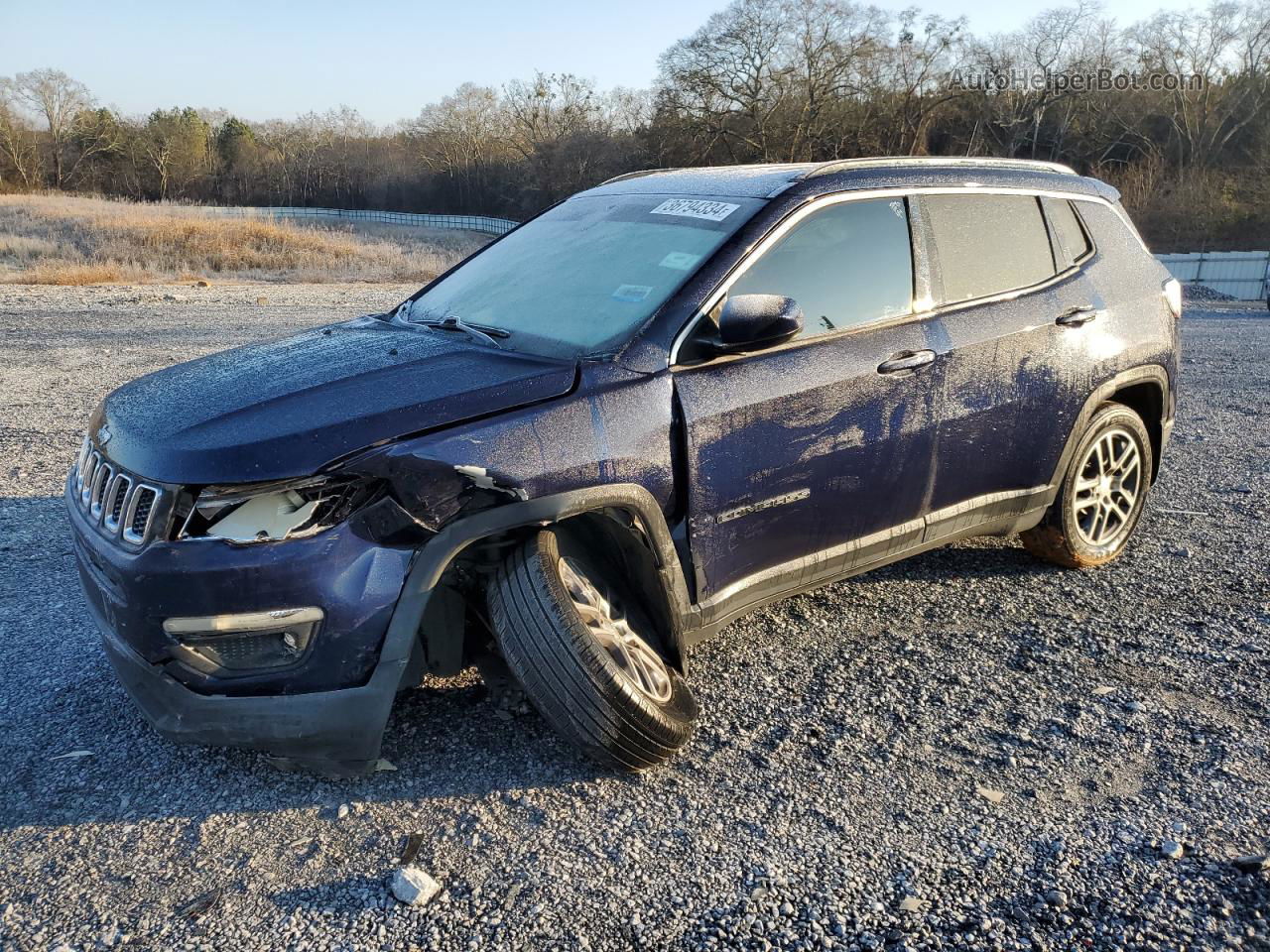 2018 Jeep Compass Latitude Blue vin: 3C4NJDBB0JT200695