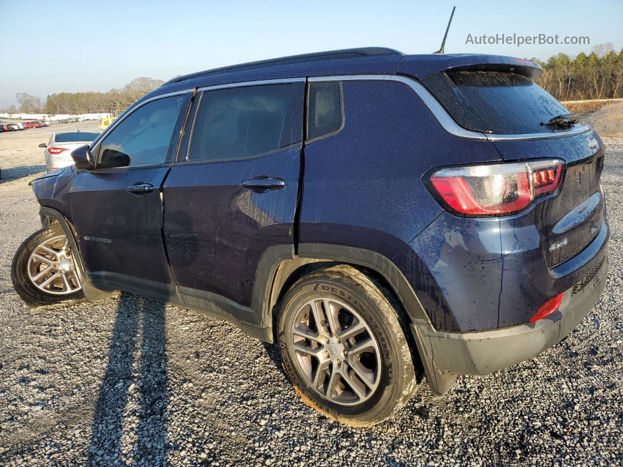 2018 Jeep Compass Latitude Blue vin: 3C4NJDBB0JT200695