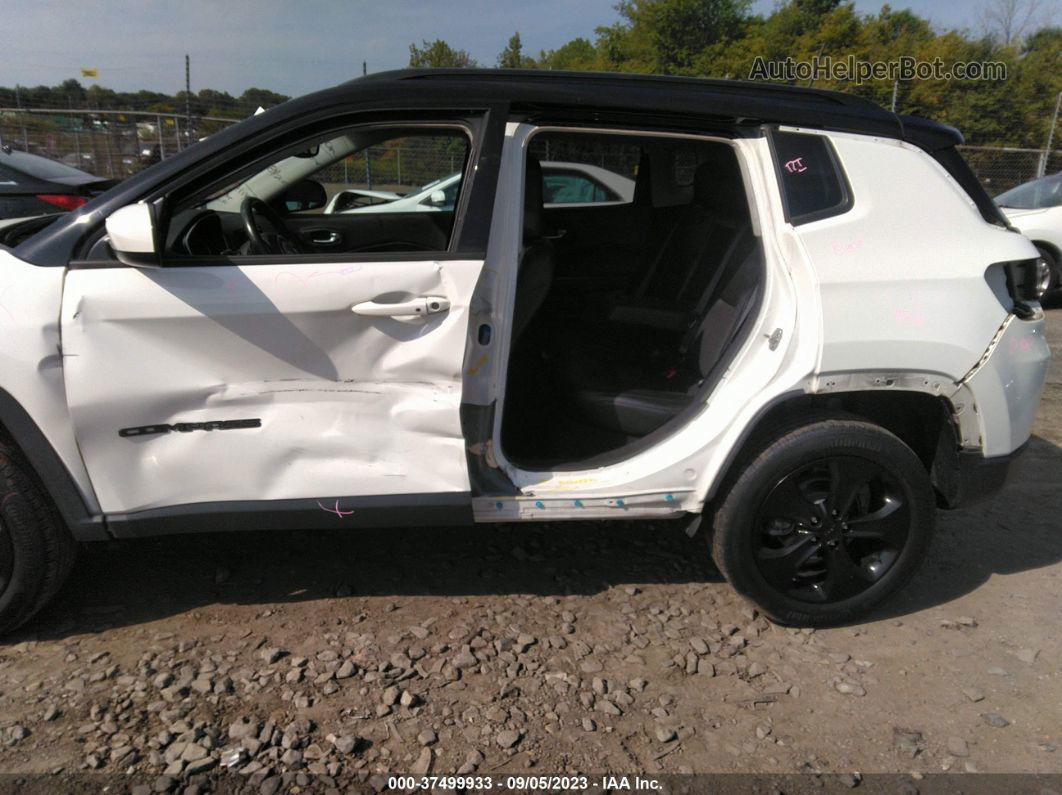 2018 Jeep Compass Altitude White vin: 3C4NJDBB0JT402386