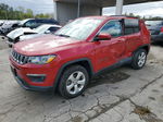 2018 Jeep Compass Latitude Red vin: 3C4NJDBB0JT484278